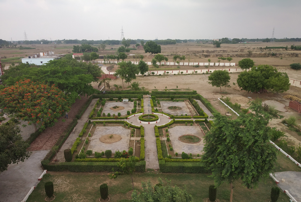 Top view of Garden